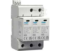 Hager SPA930 SRAUTŲ RIBA T1T2 MOV 3P LIMP=37.5KA