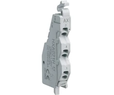 Hager Papildomas kontaktas 1P 3A 250V AC galinės sąrankos (HXA021H)