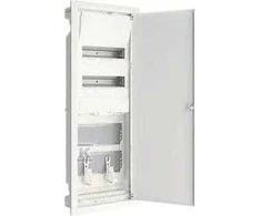 Hager HAG plastikinis hibridinis PT korpusas 24M 2x montavimo plokštės IP40 865x335x90 perforuotos durys Volta.Hybrid