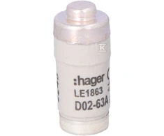 Hager WKŁ.BEZP.D0 D02/E18 63A 400V GL/GG