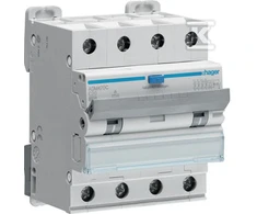 Hager Diferencinis maitinimo šaltinis 4P C 20A 0.03A A tipo 6kA RCBO (ADM470C)