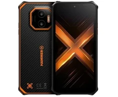 HAMMER Energy X2 5G 8/256 GB 15,5 cm (6.1") Dual SIM Android 15 USB Type-C 8 GB 5000 mAh Juodas, Oranžinė