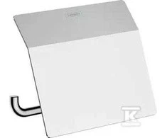 Hansgrohe tualetes papīra turētājs ar vāciņu AddStoris Q, hroms