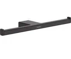 Hansgrohe tualetes papīra turētājs AddStoris, dubultais, matēts juodas