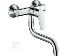 Hansgrohe virtuves izlietnes maisītājs Focus M41 1jet, no sienas, hroms