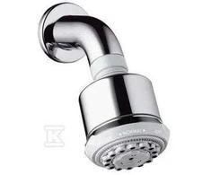 Hansgrohe dušas galva ar turētāju Clubmaster 3jet, no sienas, hroms