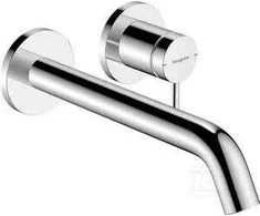Hansgrohe Praustuvo maišytuvas „Tecturis“, skirtas paslėptam montavimui, montuojamas ant sienos, su 22,5 cm chromuotu snapu