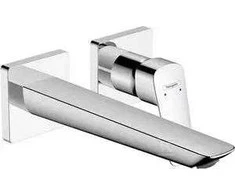 Hansgrohe Logis 2-jų dalių praustuvo maišytuvas iš sienos 206mm, chromas
