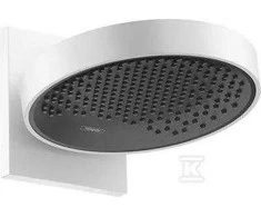 Hansgrohe „Rainfinity“ dušo galvutė 250, 1 jet, matinė balta su sienine jungtimi