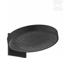 Hansgrohe dušas galva ar turētāju Rainfinity 360 1jet, no sienas, matēta melna