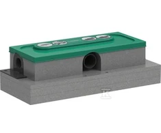 Hansgrohe Dušo latakas uBox Universal, DN40, horizontalus