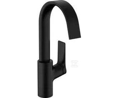 Hansgrohe Vivenis 210 praustuvo maišytuvas su pop-up, matinis juodas