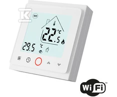 Heat Decor PROG.HD-T500.W TERMOSTATAS SU/WI-FI-Baltas