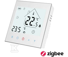 Heat Decor THERMO.PROG.HD-T1000.W SU/ZIGBEE 3.0-Baltas
