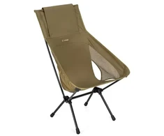 Helinox Chair One Highback (RE) 4 kojų kempingo kėdė, juoda, gelsvai ruda/šviesiai ruda