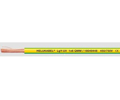Helukabel LGY-UV 1X6 GELTONAI ŽALIAS BŪGNAS