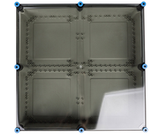 Hensel Box 600x600x170mm IP65 apima skaidrų Mi 80800 (HPL00017)