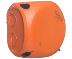 Hensel 62000180 Ugniai atspari dėžutė E90 104x104x70mm IP65 5x2,5mm2 FK 0402 62000180