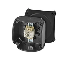 Hensel 62000339 ATEX jungiamoji dėžutė 2 ir 22 zonoms IP66 93x93x62mm juoda 3x2,5 mm2 Cu RX 0203 T