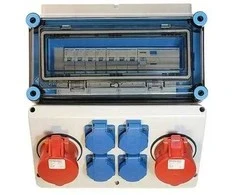 Hensel HPL01036 Kištukinis skirstomasis skydas 2x16A 400V, 4x16A 230V IP44 Mi-GN/Z 400001