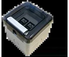 Hermetiškas lizdas, sandarus 2 x RJ45 IP66, montuojamas ant paviršiaus (be komplektacijos) ALANTEC