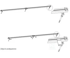 Hewalex Laikiklis KS2600-2B-S250.U204kolektory słoneczne
