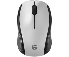 Hewlett Packard (HP) HP Pelė 200 Kabellos USB-A 3-Tasten Sidabrinė/Juodas