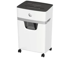 Hewlett Packard (HP) HP ONESHRED 10MC smulkintuvas, mikroskiltės, P-5, 10 lapų, 20 l, šviesiai pilka
