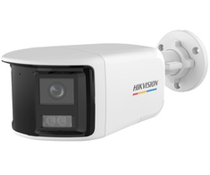 Hikvision DS-2CE12KF3TP-DLS (180°) fiksuoto fokusavimo 3K „ColorVu“ dviejų objektyvų cilindrinė kamera