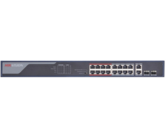 Maršrutizatorius 18 prievadų, 16 PoE komutatorius Hikvision DS-3E0318P-E(C)