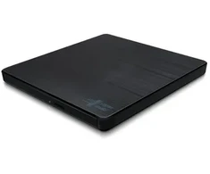 Hitachi-LG Slim Portable DVD-Writer optinių diskų įrenginys DVD±RW Juoda