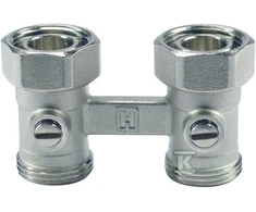 Honeywell Home Honeywell Dvivietis išjungimo vožtuvas kompaktiniams radiatoriams 3 / 4 "kūgio sandariklis - V2495DX020