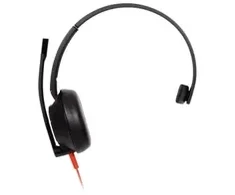 HP Poly Blackwire 5210 Vienpusės USB-C Ausinės +3.5mm Plug +USB-C/A Adapteris