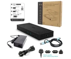 I-TEC USB 3.0 USB-C Thunderbolt 3x 4K prijungimo stotis Gen 2 + maitinimo tiekimas 100 W