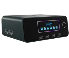 Carruzzo ICY BOX IB-PS2401 Universalus Juoda AC Spartusis įkrovimas Vidaus