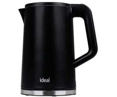 IDEAL Virdulys 1.7 l, steel body, power 1500 W, juodas