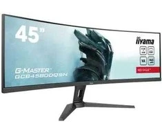 „iiyama G-MASTER Raudonas EAGLE CURVED“ kompiuterio monitorius, 114,3 cm (45"), 5120 x 1440 pikselių, dvigubas QHD LED, juodas