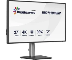 iiyama PROGRAPHIC HB2701UHSNP-B1 monitorius komputerowy 68,6 cm (27") 3840 x 2160 px 4K Ultra HD LCD Juodas