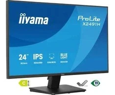 iiyama ProLite X2491H-B1 monitorius komputerowy 60,5 cm (23.8") 1920 x 1080 px Full HD LCD Juodas