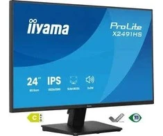 iiyama ProLite X2491HS-B1 monitorius komputerowy 60,5 cm (23.8") 1920 x 1080 px Full HD LCD Juodas