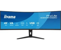 iiyama ProLite XCB4994DQSU-B1 monitorius komputerowy 124,5 cm (49") 5120 x 1440 px Dual QHD LCD Juodas