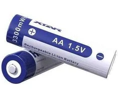 Įkraunamos baterijos R06 / AA 1.5V Xtar 2000mAh (4 vnt. dėžutėje) su apsauga
