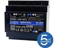 ESPE UDP-6012 12 V 60 W 5 A DIN bėgelio perjungimo buferinis maitinimo šaltinis