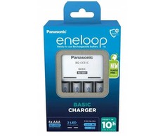 Įkroviklis PANASONIC BASIC + 4x AAA ENELOOP 800 mAh