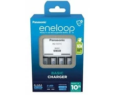 Įkroviklis PANASONIC BASIC + 4x AAA ENELOOP 800 mAh