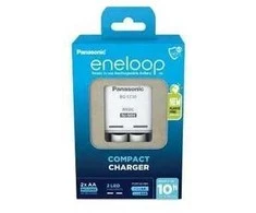 PANASONIC KOMPAKTINIS ĮKROVIKLIS + 2x AA ENELOOP 2000 mAh