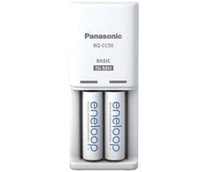 PANASONIC KOMPAKTINIS ĮKROVIKLIS + 2x AA ENELOOP 2000 mAh