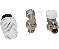 Imi Heimeier ŠILDYTUVŲ RINKINYS, C, 1/2" KAMPAS, GALVA + VOŽTUVAS + GRĄŽINIMAS