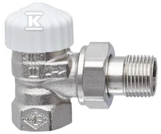 Imi Heimeier Radialinis termoventilis, kampinis V-exact II ET15 (1/2")