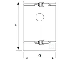 Imi Pneumatex ZEPARO IZOLIACIJA ZCXAI DN125/150